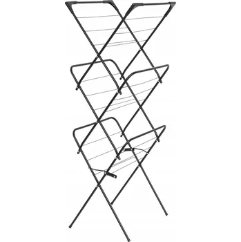 Sušák na prádlo Sušák na prádlo Brunbeste volně stojící skládací 3-úrovňový černý