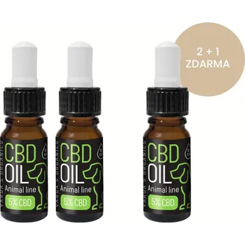 CBD Varga's organics 2x Varga's CBD OLEJ PRO MAZLÍČKY 5%, 10 ml + 1 ZDARMA!