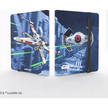 Sběratelská karetní hra Gamegenic: Album na karty Star Wars Unlimited s 18 kapsami - X-wing/Tie Fighter