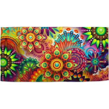 Osuška Sablio Ručník Barevné obrazce - 30x50 cm