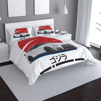 Povlečení Sablio Povlečení Nissan GTR 35 Japonské slunce - 140x220 / 90x70