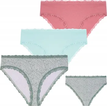 Dámské spodní prádlo 3X Bavlněné Dámské Kalhotky MORAJ 3 BALENÍ bavlna velikost M