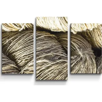 Obraz Sablio Obraz - 3-dílný Provázky - 75x50 cm
