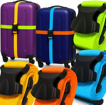 4X ZAJIŠŤOVACÍ POPRUH NA KUFR ZAVAZADLA TAŠKY PEVNÝ UPEVŇOVACÍ POPRUH