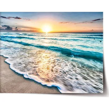 Plakát Sablio Plakát Vlny - 60x40 cm