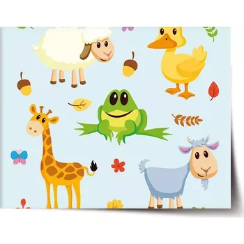 Plakát Sablio Plakát Zvířátka 3 - 60x40 cm
