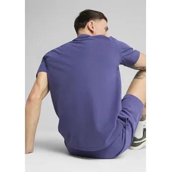 Pánská móda PUMA Essentials Elevated Tee Men PUMA Blue Crystal 2XL MODRÁ