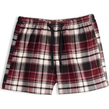 Dámské pyžamo GATE Bavlněné kárované pyžamové šortky 40 625-0818/55