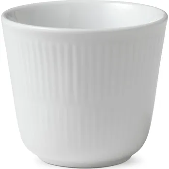 Royal Copenhagen Porcelánový termo hrnek White Fluted 260 ml