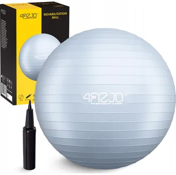 Gymnastický míč 4FIZJO Nafukovací gymnastický míč 4FIZJO 85cm ŠEDÁ