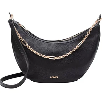 Kabelka L.Credi dámská stylová kabelka - černá