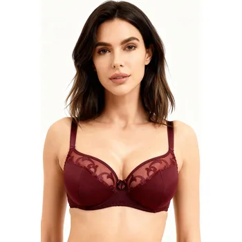 Podprsenka Podprsenka Vivisence 1020 Barva: Bordó, Velikost: 80E