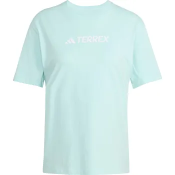 Dámské tričko Dámské Tričko s krátkým rukávem ADIDAS W TX LOGO TEE JM2816 – Tyrkysová XS