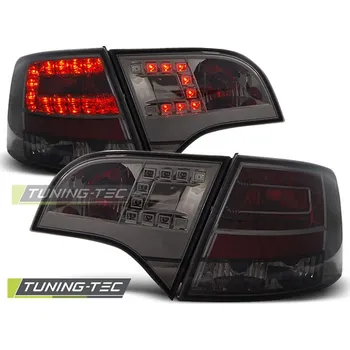 Zadní světlomet Tuning-Tec Zadní čirá LED světla Audi A4 Avant (2004 - 2008) - kouřové