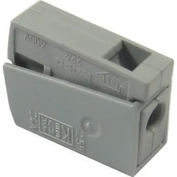 Svorka Wago 224-101, 0,5 - 2,5 mm2, 2pólová, šedá