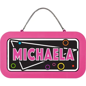 Party dekorace Neonová cedulka se jménem - Michaela