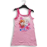 SUN CITY Letní šaty FROZEN Růžové na ramínka Dětská velikost: 98