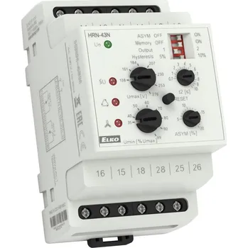 Relé Solarmi HRN-43N / 230V hlídací napěťové relé, 3f