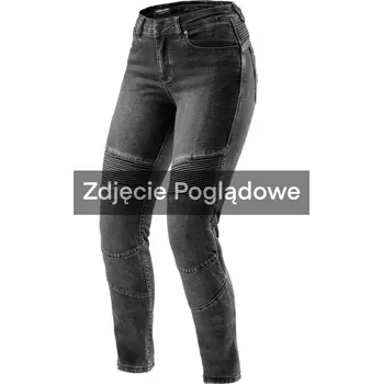Moto kalhoty REBELHORN AGNESS 2 WOMEN WASHED BLACK MOTORCYCLE JEANS MONOLAYER 24/30 - W30/28