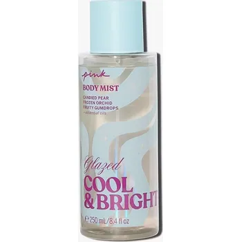 Tělový sprej Victoria’s Secret PINK GLAZED COOL & BRIGHT Tělový sprej s vůní 250 ml