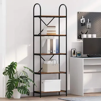 Obývací pokoj Knihovna Staré dřevo 60 x 30 x 183 cm Kompozitní dřevo