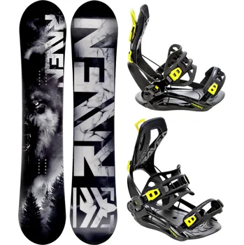 Snowboard RAVEN Snowboard set Raven Lupus + vázání Raven FT360 154cm ZELENÁ|ČERNÁ|ŠEDÁ 2023