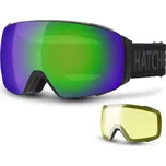 Zimní brýle - HATCHEY Snipe - Black / Grey Full Revo Green