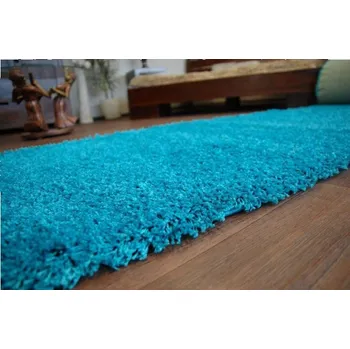 Koberec SHAGGY tyrkys 4 m