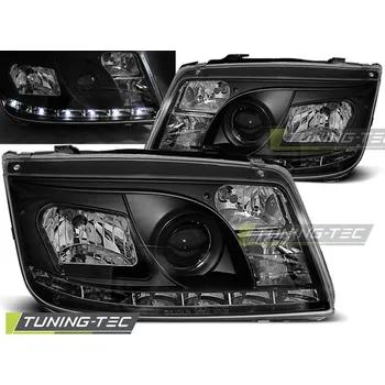 Přední světlomet Tuning-Tec Přední čirá LED světla Volkswagen Bora (1998 - 2005) - černé