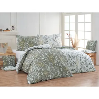 Povlečení Matějovský Larissa krep deluxe 140 x 200, 70 x 90 cm zipový uzávěr