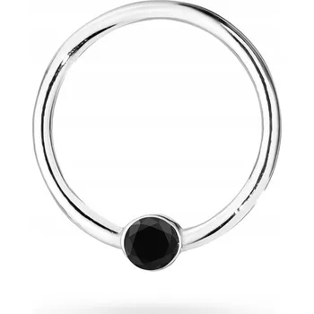 Přívěsek STŘÍBRNÝ PŘÍVĚSEK ryzost 925 KROUŽEK s Zirkonem