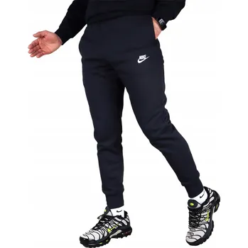 Nike TEPLÉ kalhoty BAVLNA teplákové FLEECE jogger pánské zimní tepláky