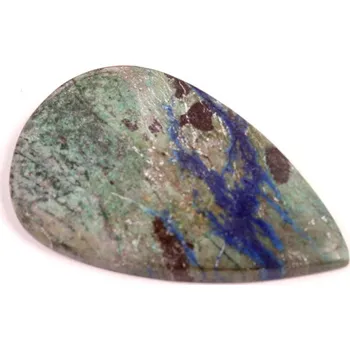 Přírodní kámen Kabošon Azurite č.7602 (44x28x5mm)