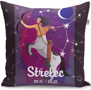 Polštář Sablio Polštář Střelec: 40x40 cm