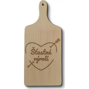 Kuchyňské prkénko Sablio Prkénko Šťastné výročí