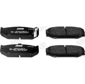Brzdová destička Sada brzdových destiček, kotoučová brzda JURID 573417J