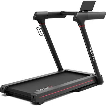 Běžecký pás YESOUL Běžecký pás YESOUL T3, motor 3,0 HP, široká plocha, Bluetooth APP, 6bodové odpru ČERNÁ