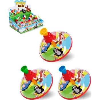 Figurka _Ostatní 1_ KRTEK (Krteček) Hra Káča malá 10cm dětský vlček 3 barvy plast w020440