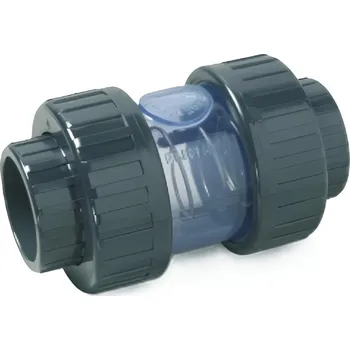 Zpětná transparentní klapka PVC-U Plimat, d40 x 40 mm, lepení x lepení