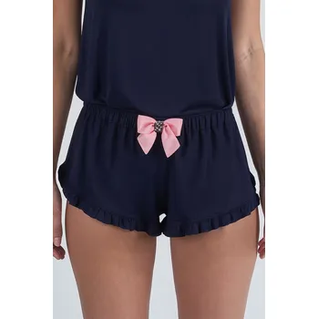 Dámské noční prádlo Šortky Vivisence 2101 Barva: Modrá - tmavě, Velikost: S