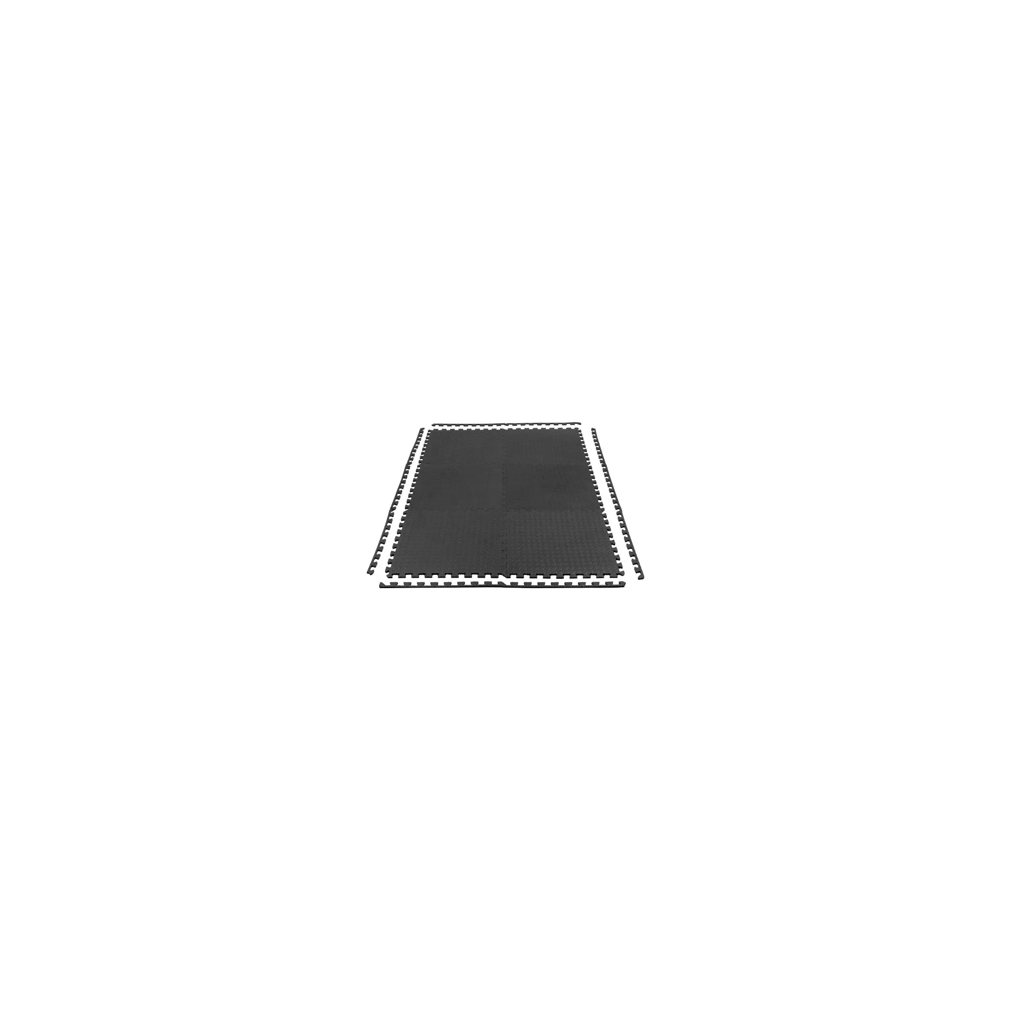 Fotografie 3 - Zátěžová podložka HMS MP12 PRO 60 x 60 x 1,2 cm černá 6 ks