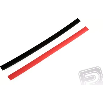 RC náhradní díl PELIKAN Smršťovací bužírka 10mm (25cm) černá/červená