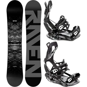 Snowboard RAVEN Snowboard set Raven Mystic + vázání Raven FT360 145cm ČERNÁ|ŠEDÁ 2023