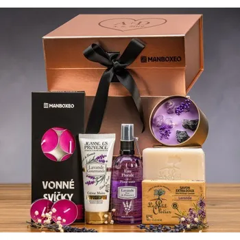 Dárková krabička Giftboxeo pro ženu - S luxusní kosmetikou levandule