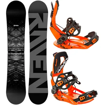 Snowboard RAVEN Snowboard set Raven Mystic + vázání Raven FT360 150cm ORANŽOVÁ|ČERNÁ|ŠEDÁ 2023