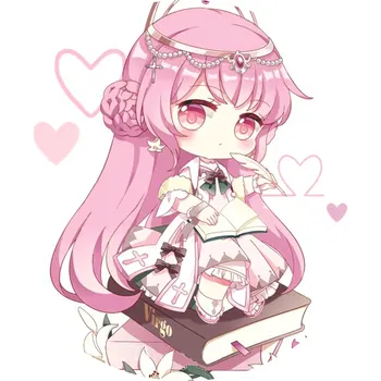 Panenka Diamantové malování s rámem - Panenka v růžovém 20 cm