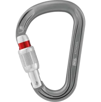 karabina Petzl Attache Screw Lock Barva: Šedá
