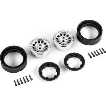 RC náhradní díl Traxxas disk 1.0" Method 105 beadlock polomatný chrom (2) - TRA9781-SATIN