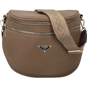 Kabelka Dámská ledvinko/kabelka hnědá - Firenze Jella hnědá