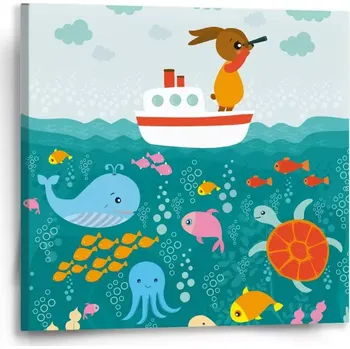 Obraz Sablio Obraz Mořský svět - 50x50 cm
